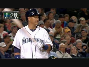 李大浩、メジャー初ホームランを放つ