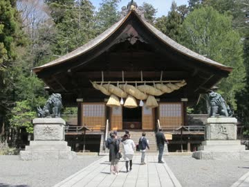 御柱祭を見ている１【諏訪】