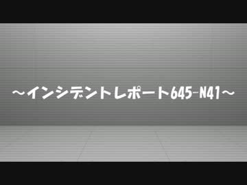 インシデントレポート645-N41