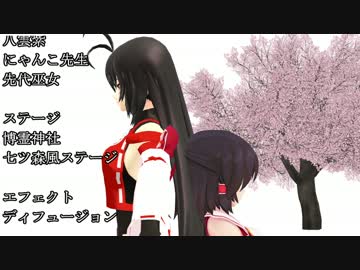 【東方MMD】博麗友人帳【MMDドラマ】