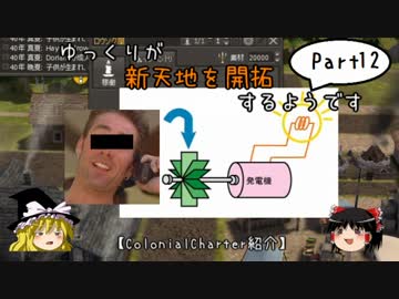 【Banished】ゆっくりが新天地を開拓するようです part12【ColonialCharter紹介】