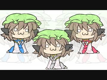 【東方】取り残された美術に合わせて橙が振り向きまくるだけ