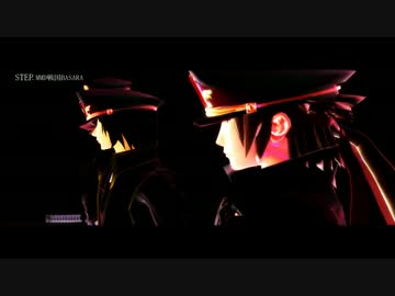 軍帽３人でstep