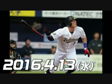 プロ野球2016 今日のホームラン 2016.4.13