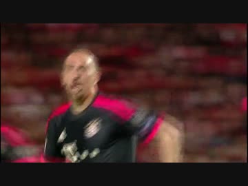 ロングハイライト 【15-16CL】 ベンフィカ × バイエルン・M 【第2戦】