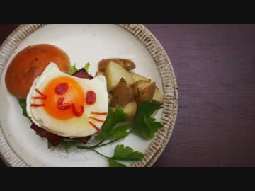 顔面ぷるっぷるの鹿肉にゃんこバーガー