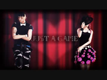 【ジョジョMMD/康穂+常秀】Just a game