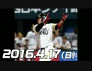 プロ野球2016 今日のホームラン 2016.4.17