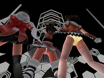 [MMD艦これ] ローアングル [虎視眈々] (紳士向け)