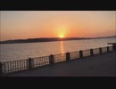 江ノ島の日の出　iPhone撮影