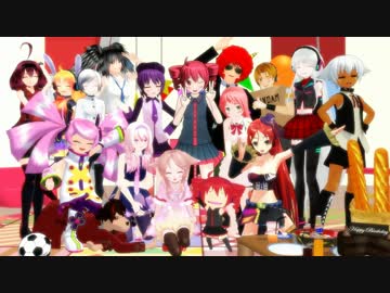 【MMD】誕生日パーティーでの一幕【重音テト誕生祭2016】