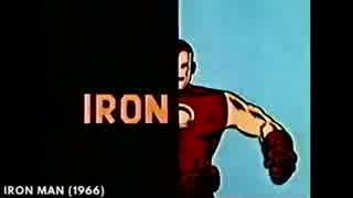 【紹介動画】アイアンマンのアニメ版と実写版の進化の歴史