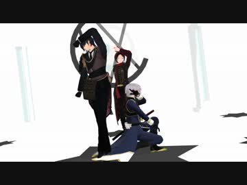 【MMD刀剣乱舞】WAVEった【加州/鳴狐/燭台】