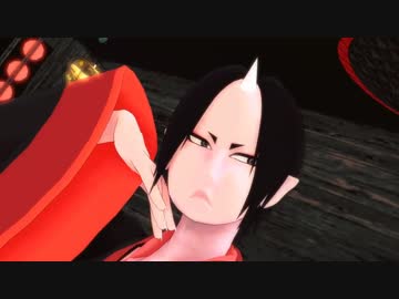 【MMD鬼徹】kingyo cat【PiNK CAT】