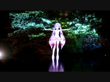 【桜スクリーン】 Tell Your World 【等身大初音ミク】