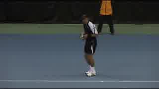 【テニス】日本一のサーブ&ボレーヤーの試合!! 2008年ダンロップ・ワールド・チャレンジ 鈴木貴男vs添田豪 Vol.2