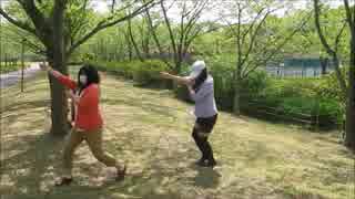 【友人と】ハッピーシンセサイザ【踊ってみた】