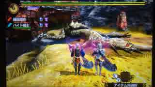 [MH4G]G☆1女王降臨す　生産大剣ペア　1’10”63