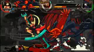 (Skullgirls)スカルガールズ 対戦動画118 イライザ VS ペイン/豚/セレベラ