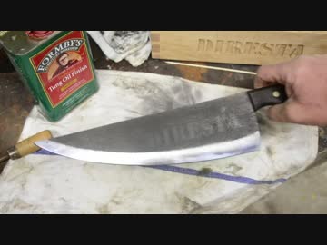 古い丸鋸刃から巨大ナイフを作る