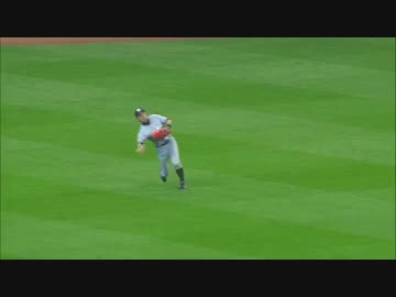 イチロー、今日の守備②