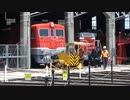 【DF50】　転車台搭載作業の様子　【津山まなびの鉄道館】