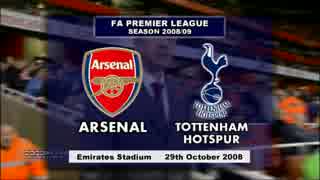 08-09 EPL Arsenal  vs  Tottenham Hotspur