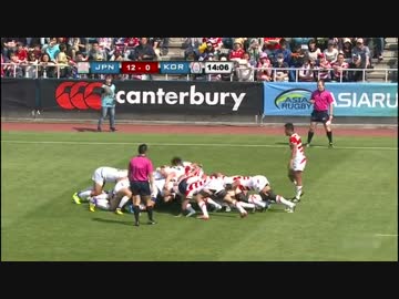 【パワーで圧倒】アジアラグビーチャンピオンシップ2016 日本×韓国