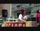 SEALDsほなみさん、デモにて見事なお歌を披露する