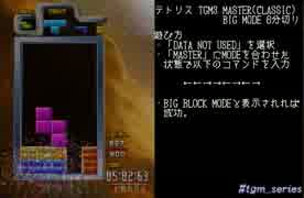 テトリス TGM3 MASTER(CLASSIC) BIG MODE 6分切り