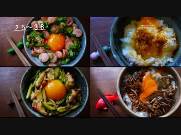 【TKG】一人卵かけご飯祭りしてみた・後編【４８種】