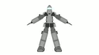 300kg級軽量パワードアーマー体格調整シークエンス