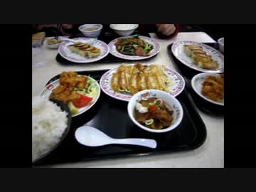 餃子の王将 三軒茶屋店のガッツリ餃子定食大盛りと焼きめしセット大盛り