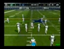 NFL PC版アメフトゲームの 「 MaddenNFL08 」   DAL対NYJの前半戦( 1Q/2Q )