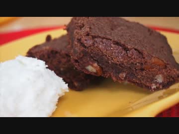 【材料7つ】簡単ブラウニーつくった【ボウル1つ】