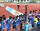 勝利のラインダンスにゴン中山が参加！　（2016年JFL/沼津vsFC大阪）