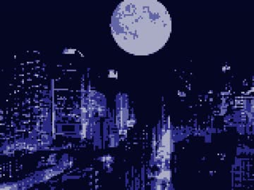 外界フォークロアをGB風にしてみた