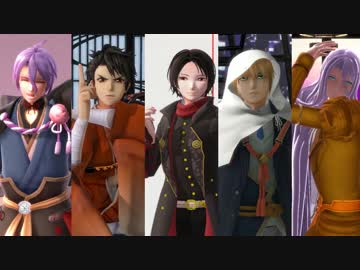 【MMD刀剣乱舞】初期刀組が洋楽を踊ったようです