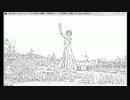 【AA動画】踊ってみた動画『刹那プラス』を2と1と7の文字で再現してみた