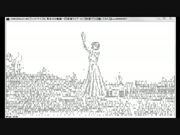 【AA動画】踊ってみた動画『刹那プラス』を2と1と7の文字で再現してみた