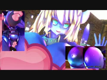 青肌アルマさんが激しく踊る