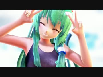 【東方MMD】スク水早苗さんで有頂天ビバーチェ