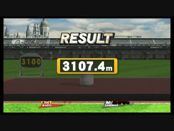 【スマブラWiiU ホムコン】 ワリオ 3107.4m +α 【ホームランコンテスト】