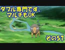 [ポケモンORAS]ダブル専門です　マルチもOK　その57