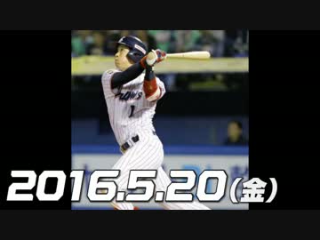 プロ野球2016 今日のホームラン 2016.5.20
