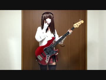 【あんハピ♪OP】PUNCH☆MIND☆HAPPINESS ベース弾いてみた