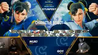 Stunfest2016 スト5 TOP16Losers ヌキ vs GO1