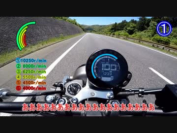 【XSR900】 時速100キロで走ってみた 【修正版】
