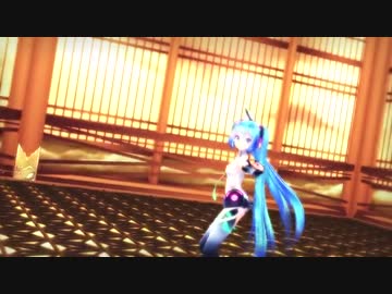 【MMD】 初音ミク夢と葉桜
