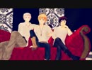 【APヘタリアMMD】虎視眈々W廿_廿)人( 言ω言)人(｀フ´)